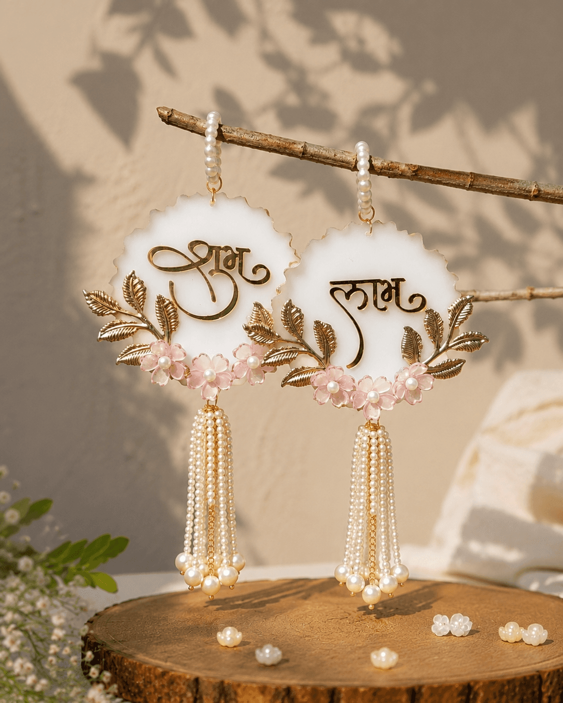 Handmade resin art — Shubh Labh Resin Wall Hanging