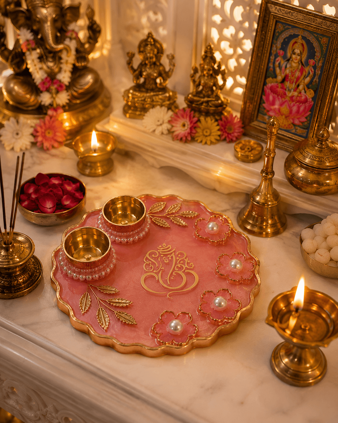Handmade resin art — Resin Tikka Platter